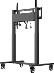 iiyama 86" Large Format Display Electric Floor Lift Mobile Trolley | MDCAR2011-B1 Mobile Trolley iiyama