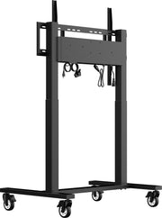 iiyama 86" Large Format Display Electric Floor Lift Mobile Trolley | MDCAR2011-B1 Mobile Trolley iiyama
