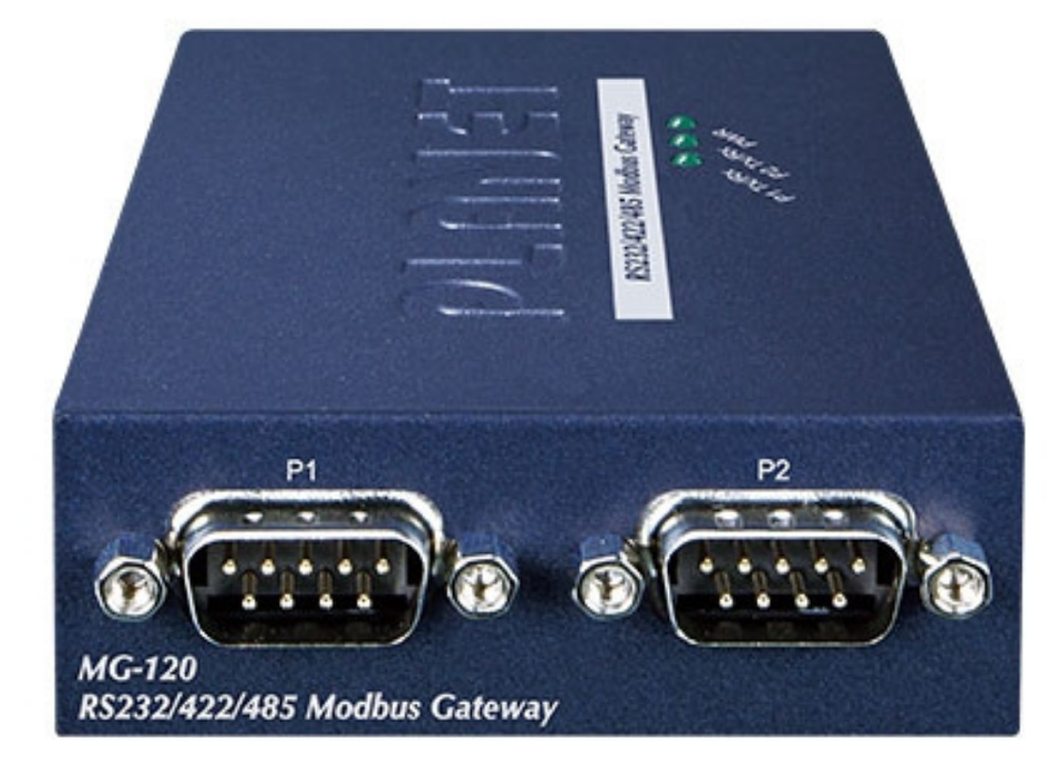 Planet 2-port RS232/422/485 Modbus Gateway | MG-120 Planet Gateways/Controllers Planet