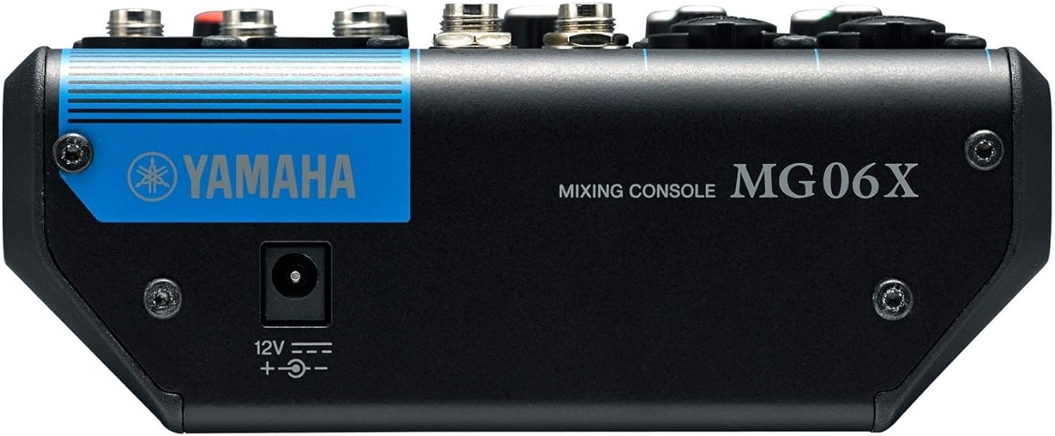 Yamaha Audio Mixer 6 Channels Black | MG06X Audio Mixer Yamaha