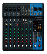 Yamaha Commercial 10-Channel Analog Mixer | MG10XU Audio Mixer Yamaha