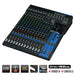 Yamaha Commercial MG16XU Professional 16-Channel Analog Mixer with USB Audio Audio Mixer Yamaha