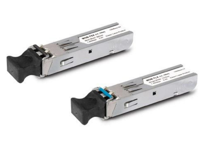 Planet MGB-TLB10 SFP Module, 1000BASE-BX, 10km, 1550nm WDM, LC Network Transceiver Modules Planet