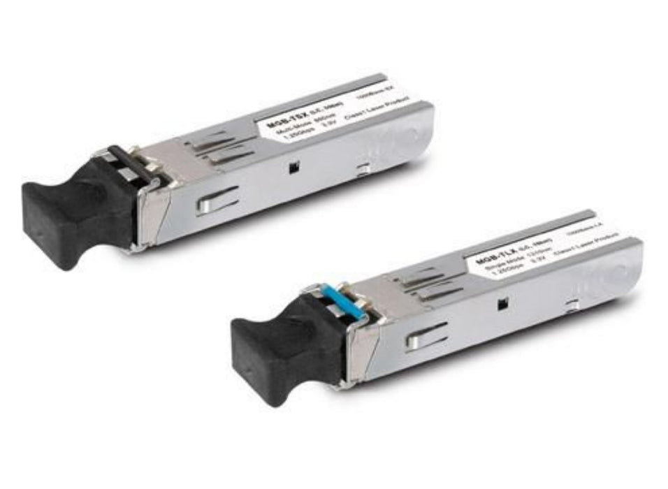 Planet MGB-TLB10 SFP Module, 1000BASE-BX, 10km, 1550nm WDM, LC Network Transceiver Modules Planet