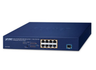 Planet 8-Port 10/100/1000/2500T 802.3at PoE+ + 1-Port 10G SFP+ Multigigabit Ethernet Switch (120 Watts)