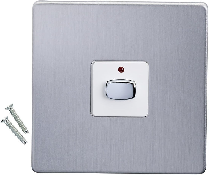 EnerGenie MIHO026 Light Switch Stainless Steel White