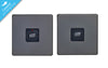 EnerGenie Mi|Home Master Slave Light Switch Black Nickel - MIHO044