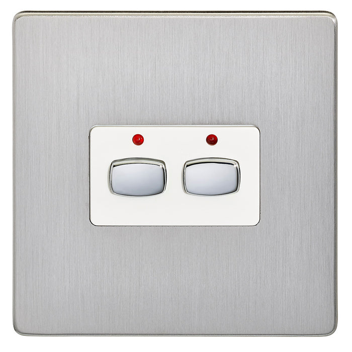 EnerGenie Light Switch Stainless Steel White - MIHO073