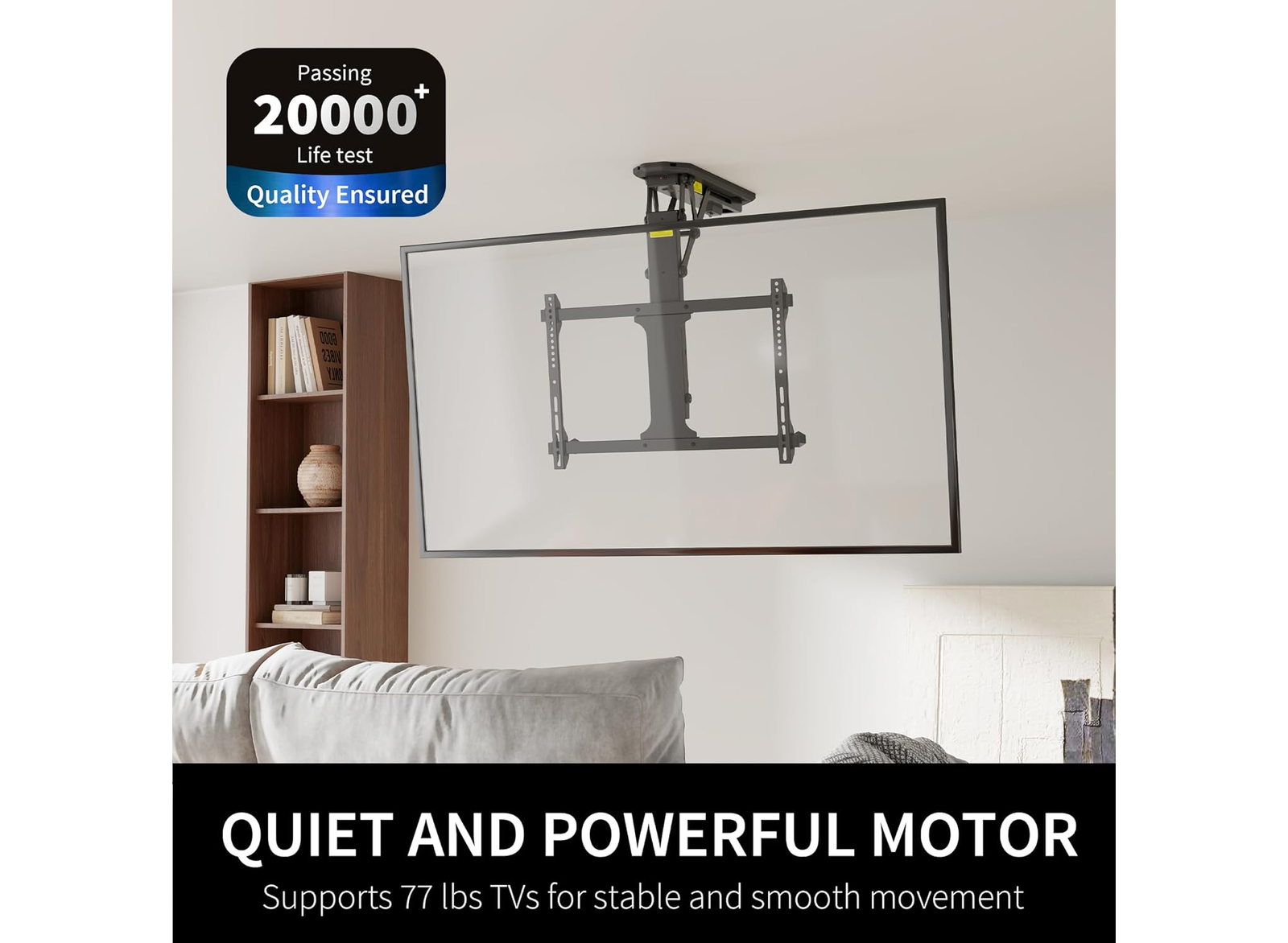 Moove Motorized Ceiling TV Mount For 32" –70" TVs Ceiling Mount Bracket Moove AVMounts