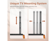 Moove Mobile Easel TV Stand with Wheels – Premium Rolling Floor Mount for 49–75” TVs Mobile Trolley Moove AVMounts