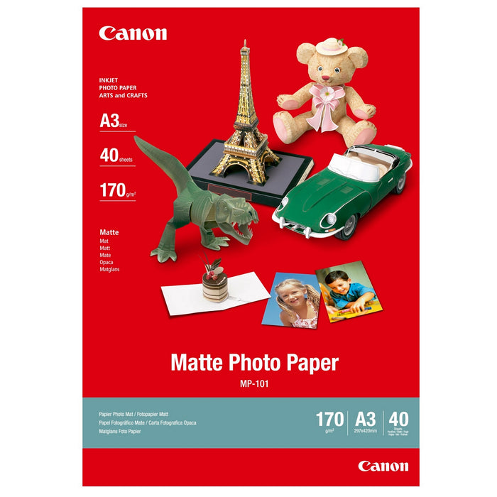 Canon MP-101 Matte Photo Paper A3 - 40 Sheets