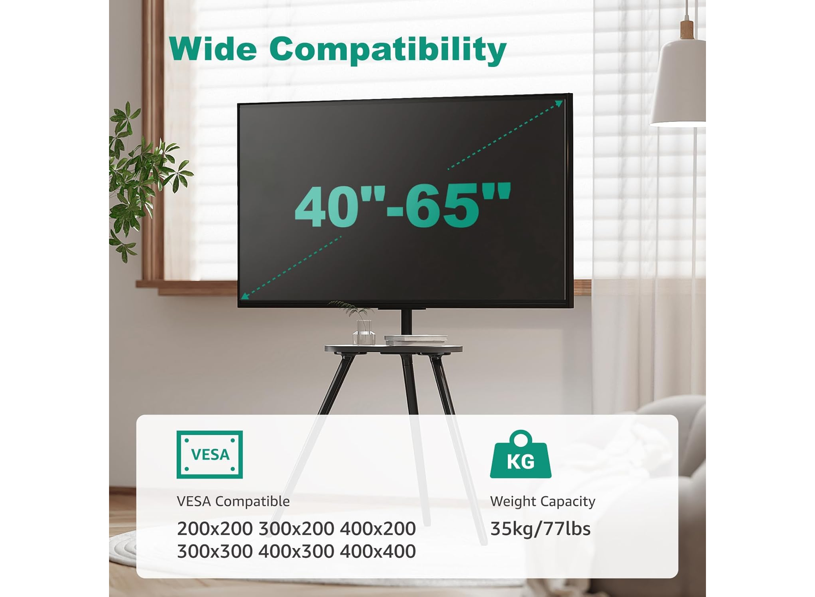 Moove Pro Tripod Digital Signage Stand for 43"-65" Displays Floor Stand Moove AVMounts