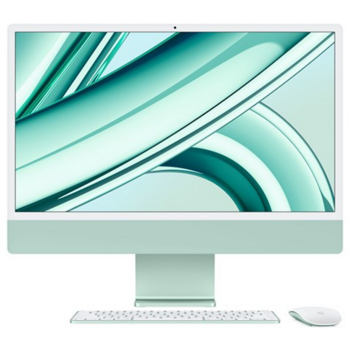 Apple iMac Apple 23.5" 8 GB 256 GB SSD All-in-One PC macOS Sonoma Wi-Fi 6E Green