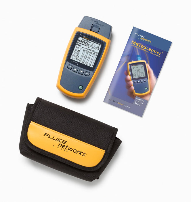 Fluke UTP/FTP/SSTP 460m LCD MicroScanner | MS2-100 Network Cable Tester Fluke