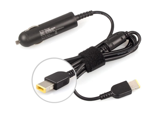 CoreParts 90W Lenovo Car Charger 20V 4.5A Square Tip Adapter Power Adapters & Inverters CoreParts