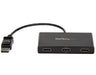 Startech 3-Port Multi Monitor Adapter - DisplayPort 1.2 to 3x HDMI MST Hub | MSTDP123HD