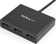 Startech 3-Port Multi Monitor Adapter - Mini DisplayPort to DisplayPort MST Hub | MSTMDP123DP Splitter Startech