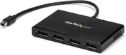 Startech 4-Port Multi Monitor Adapter - Mini DisplayPort to DisplayPort MST Hub | MSTMDP124DP Splitter Startech