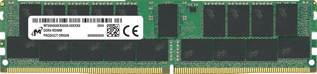Micron 16GB DDR4 3200MHz ECC RDIMM Server RAM | MTA18ASF2G72PDZ-3G2R Memory Module Crucial