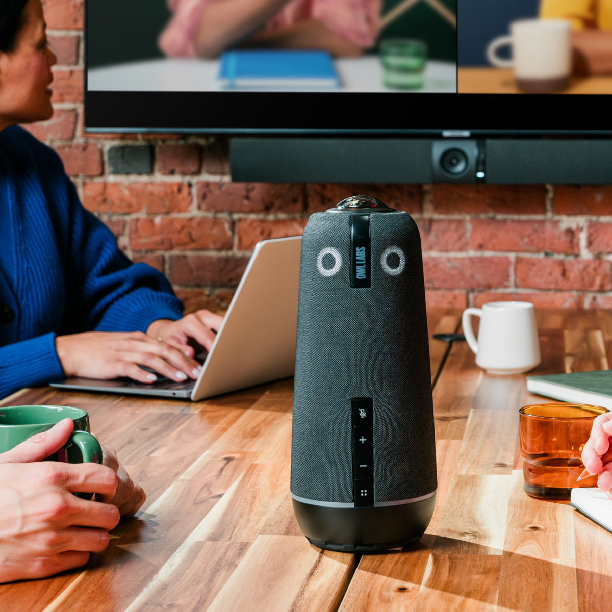 【美品】　Meeting Owl 4＋MTW405 Owl Labs Meeting Owl 4+ 360° 4K All-In-One Video Conferencing