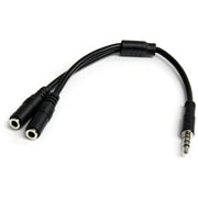 Startech Headset Adapter for Headsets With Separate Headphone / Microphone Plugs | MUYHSMFF Splitter Startech