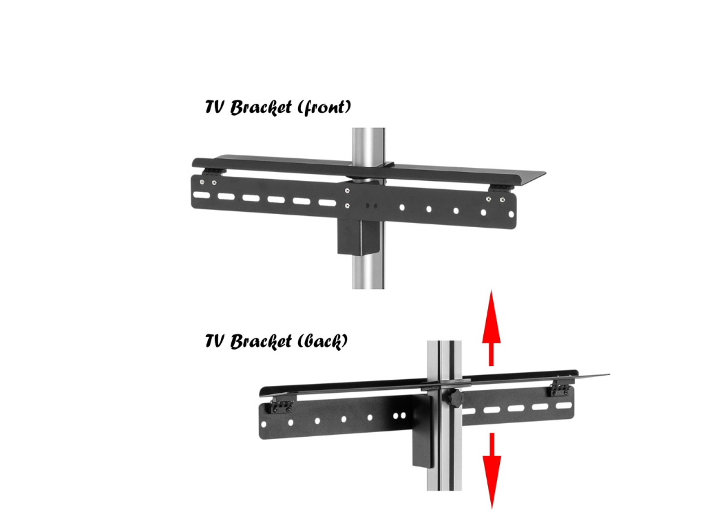 Moove Adjustable Floor To Ceiling TV Mount For 43"-75" LCD/LED Screens Floor to Ceiling Display Mount Moove AVMounts
