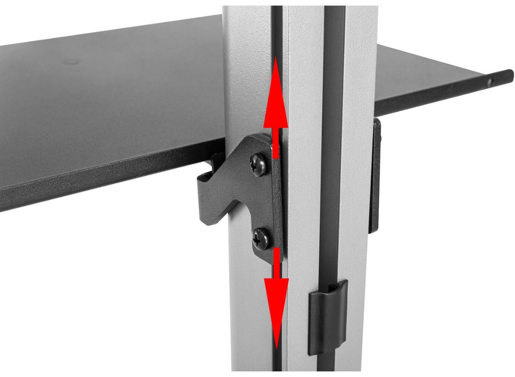 Moove Adjustable Floor To Ceiling TV Mount For 43"-75" LCD/LED Screens Floor to Ceiling Display Mount Moove AVMounts