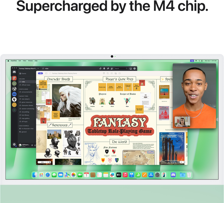 Apple iMac with Retina 4.5K Display 24" M4 Chip 16 GB Ram 256 GB SSD All-in-One PC All-in-One PC Apple