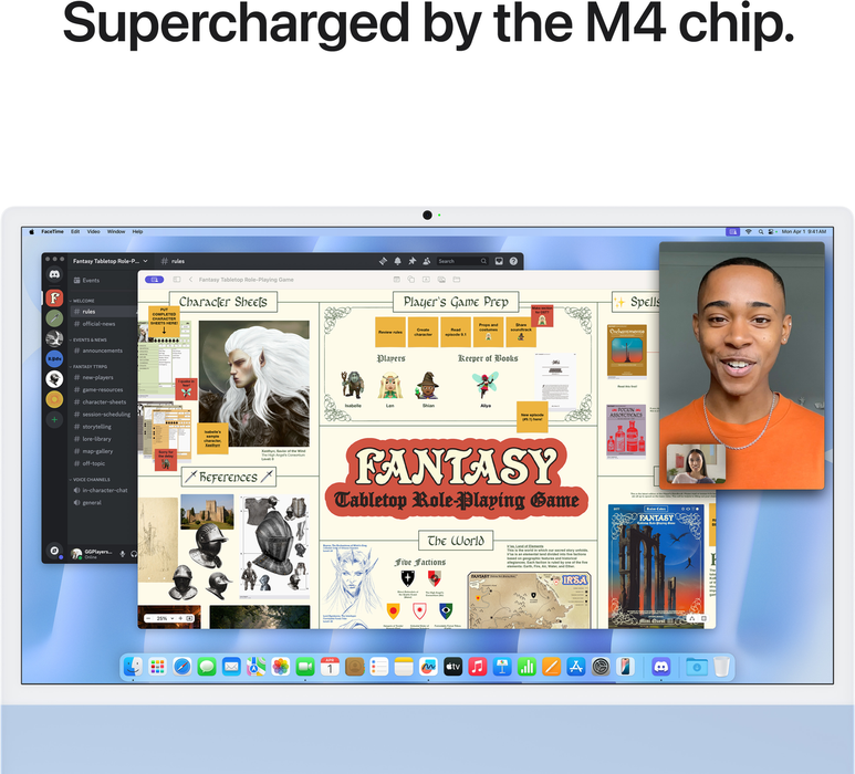 Apple iMac with Retina 4.5K Display 24" M4 Chip 16 GB Ram 256 GB SSD All-in-One PC All-in-One PC Apple