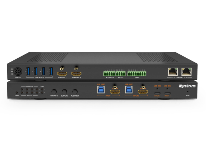 WyreStorm 4×2 Multi-Input Conference Room Switcher | MX-0402-MST Matrix Switcher WyreStorm