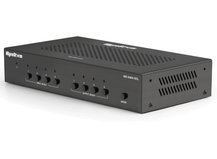 WyreStorm MX-0404-SCL 4K HDR 4×4 Pure HDMI Seamless Matrix Matrix Switcher WyreStorm