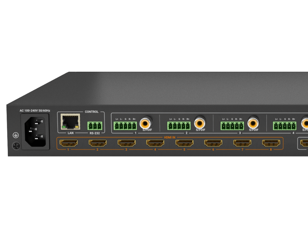 WyreStorm 4K60 8×8 HDMI Matrix | MX-0808-H2A-MK2 Video Switch WyreStorm