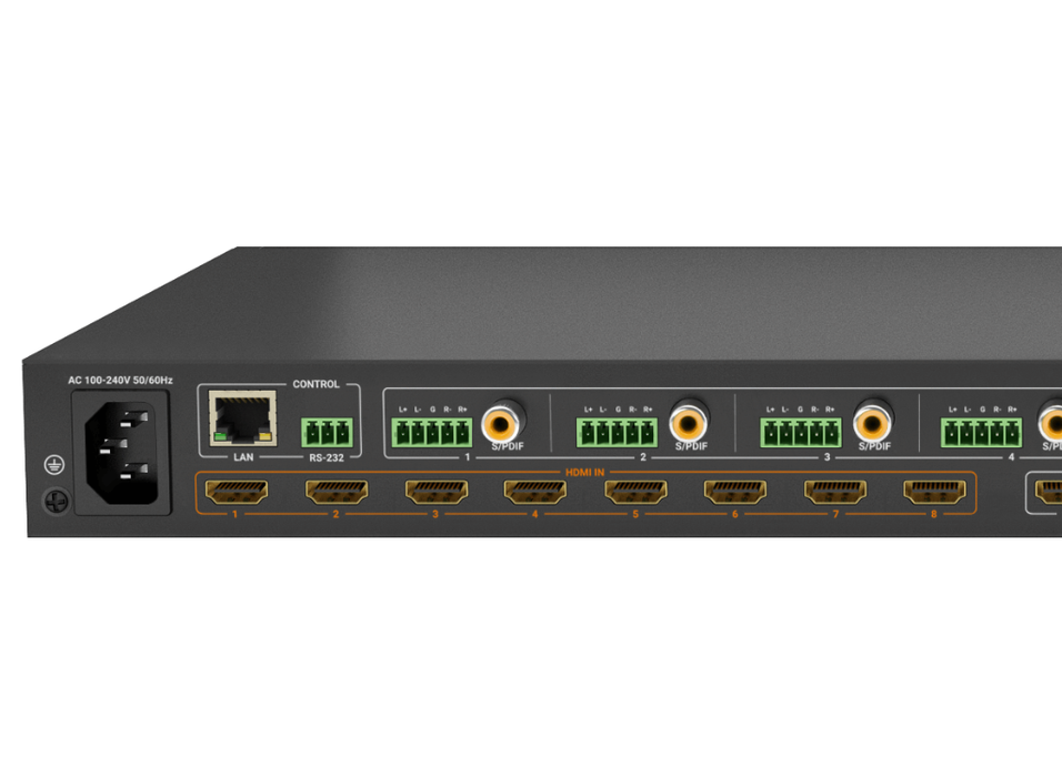 WyreStorm 4K60 8×8 HDMI Matrix | MX-0808-H2A-MK2 Video Switches WyreStorm