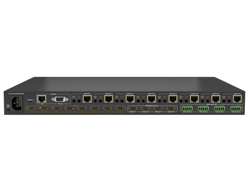 WyreStorm 8×8 4K UHD HDBaseT™ Matrix Kit | MX-0808-KIT-V2 Matrix Switcher WyreStorm
