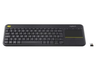 Logitech K400 Plus Wireless Keyboard with Touchpad (Black) UK English | 910-004546