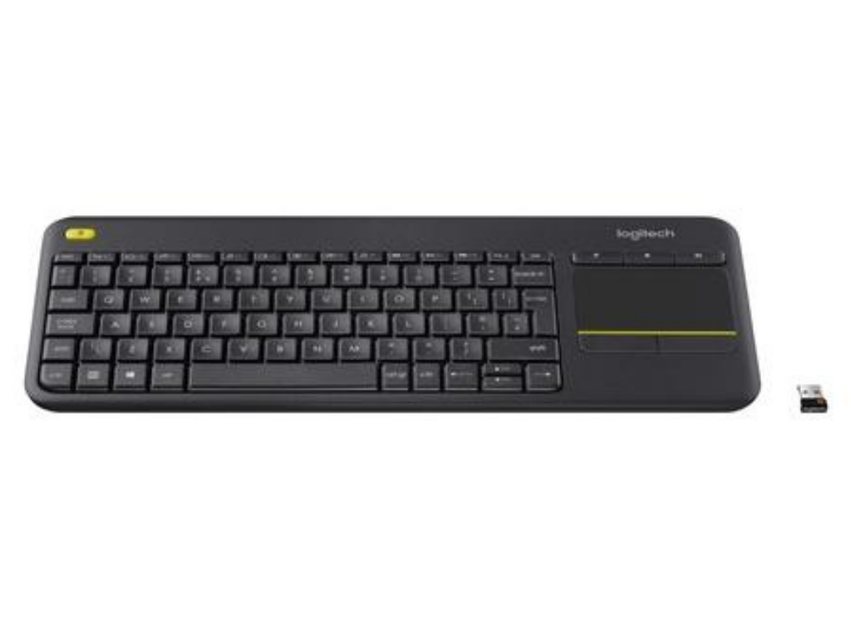 Logitech K400 Plus Wireless Keyboard with Touchpad (Black) UK English | 910-004546