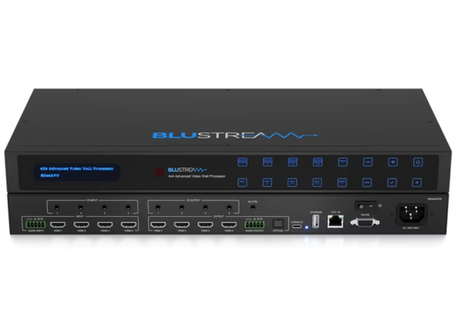 BluStream 4x4 Advanced Video Wall Processor | MX44AVW BluStream Video Wall Processor BluStream