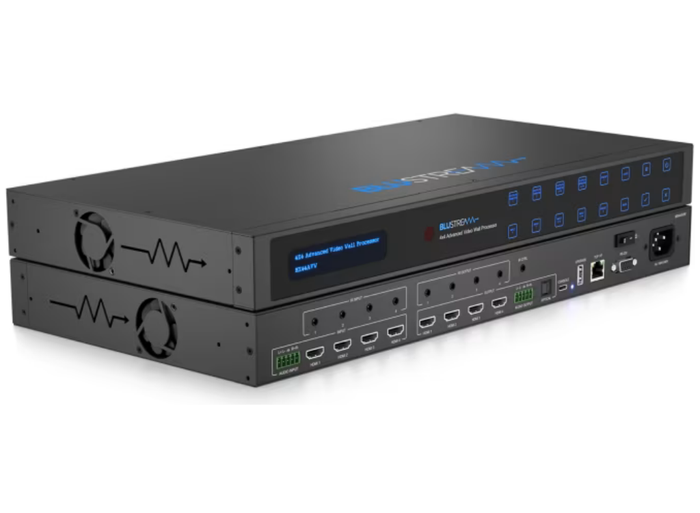 BluStream 4x4 Advanced Video Wall Processor | MX44AVW Video Wall Controller BluStream