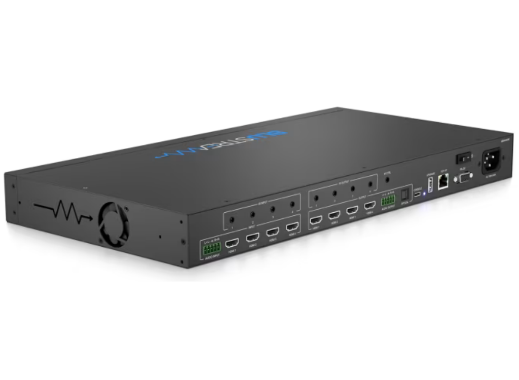 BluStream 4x4 Advanced Video Wall Processor | MX44AVW Video Wall Controller BluStream