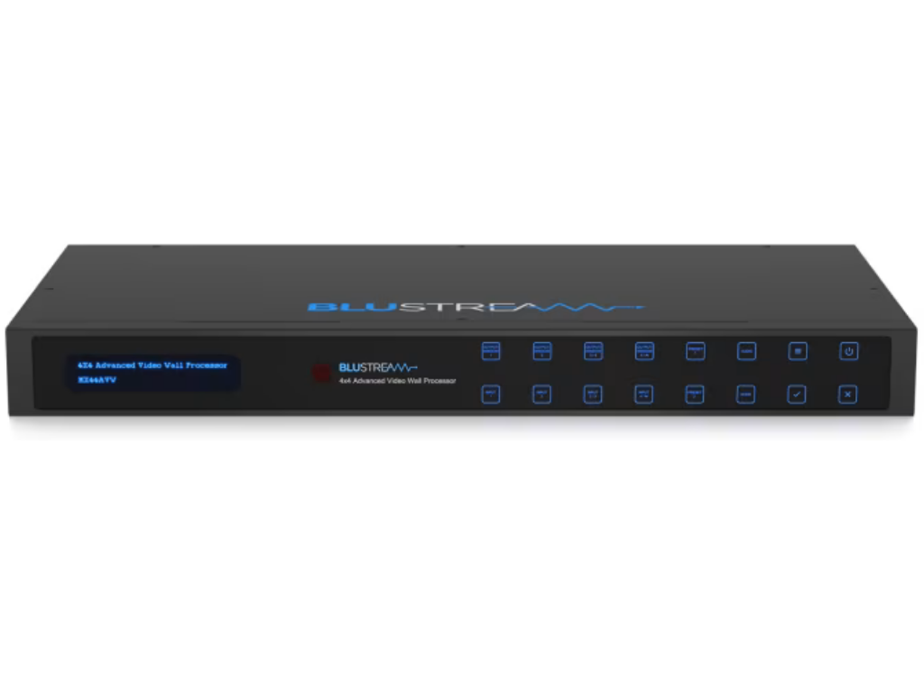 BluStream 4x4 Advanced Video Wall Processor | MX44AVW Video Wall Controller BluStream