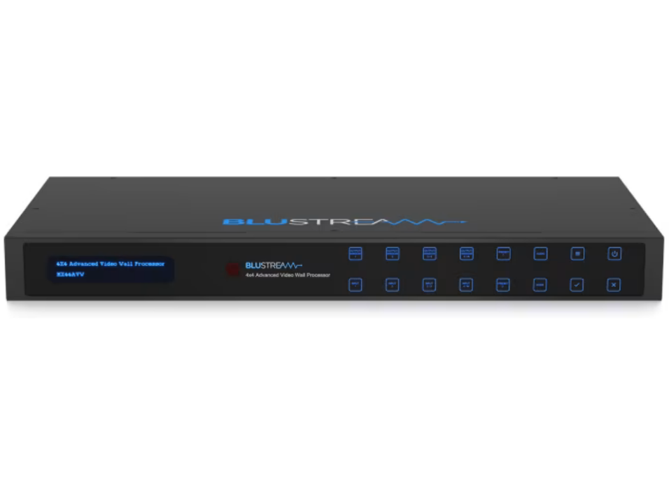 BluStream 4x4 Advanced Video Wall Processor | MX44AVW BluStream Video Wall Processor BluStream