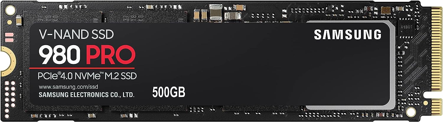 Samsung 980 PRO 500 GB PCI Express NVMe M.2 2280 Internal Solid State Drive -  MZ-V8P500BW