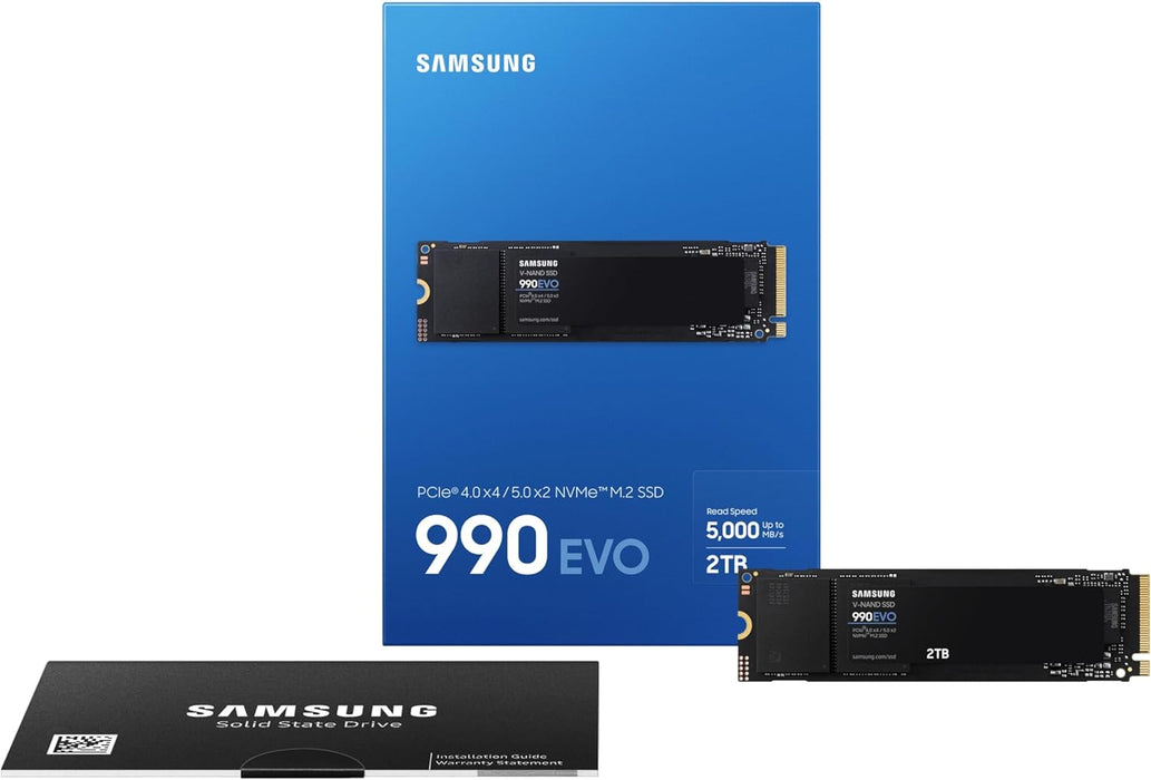 Samsung 990 EVO M.2 1 TB PCI Express 4.0 NVMe V-NAND TLC SSD | MZ-V9E1T0BW