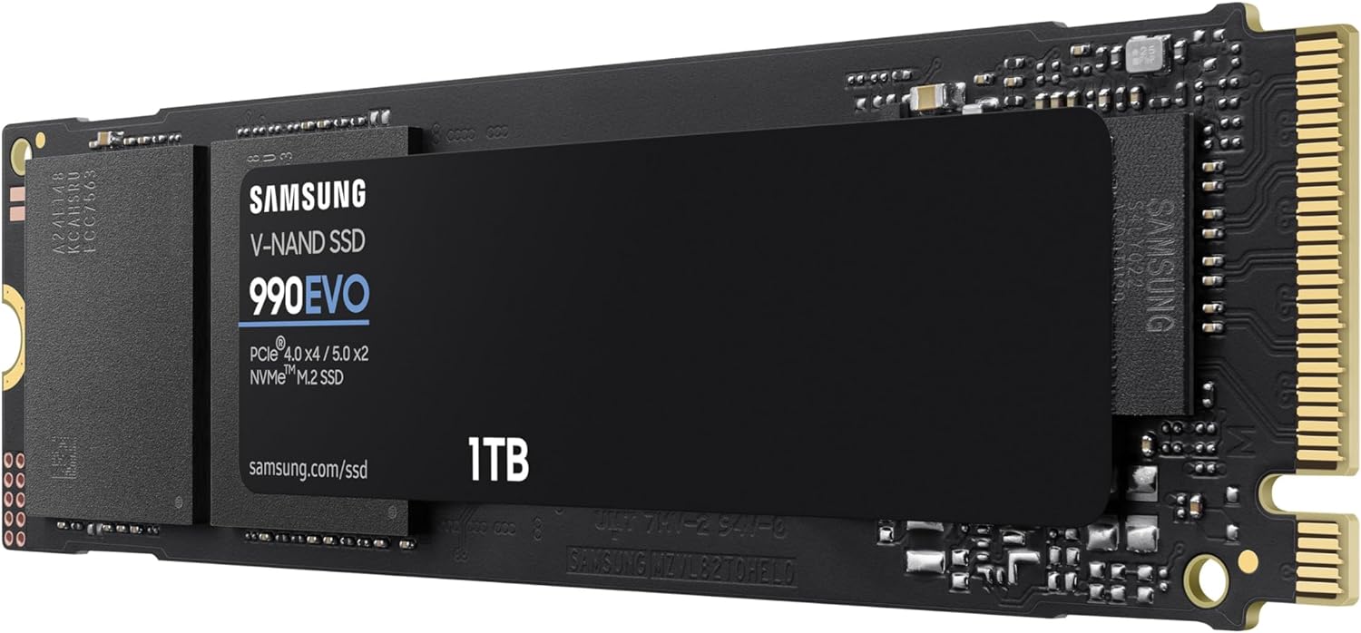 Samsung 990 EVO M.2 1 TB PCI Express 4.0 NVMe V-NAND TLC SSD | MZ-V9E1T0BW