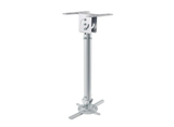 Manhattan 424851 Universal Projector Ceiling Mount For Up To 20kg Projectors - Silver