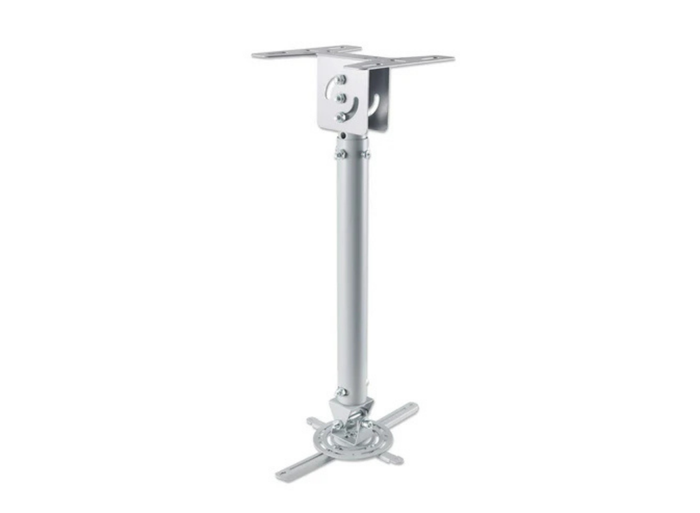 Manhattan 424851 Universal Projector Ceiling Mount For Up To 20kg Projectors - Silver Projector Mount Manhattan