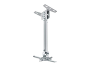 Manhattan 424851 Universal Projector Ceiling Mount For Up To 20kg Projectors - Silver Projector Mount Manhattan