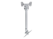 Manhattan 424851 Universal Projector Ceiling Mount For Up To 20kg Projectors - Silver Projector Mount Manhattan