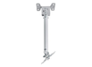 Manhattan 424851 Universal Projector Ceiling Mount For Up To 20kg Projectors - Silver Manhattan Projector Mounts Manhattan