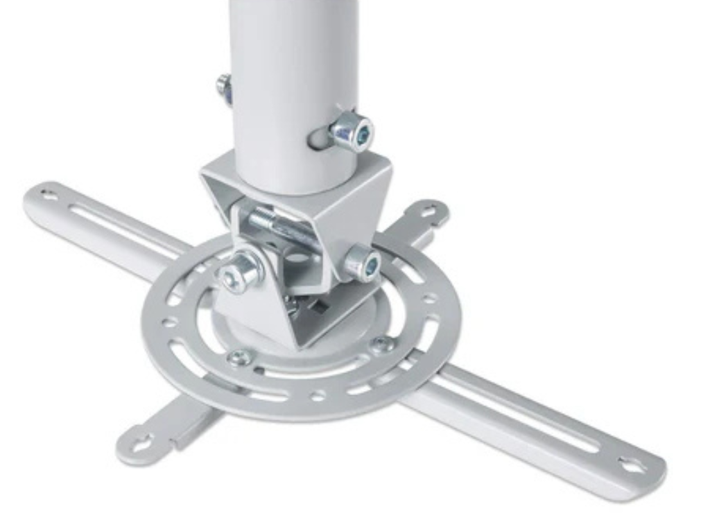 Manhattan 424851 Universal Projector Ceiling Mount For Up To 20kg Projectors - Silver Projector Mount Manhattan